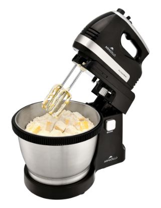 Picture of Armadillo mixer, 500 watt, 5 speed, 3.5 liter bowl, black