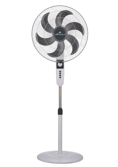 Picture of Armadillo Stand Fan 18" 70 Watt - White & Black