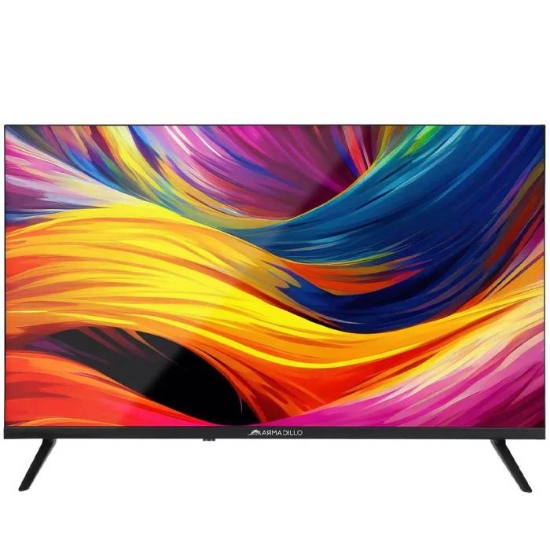 صورة تلفزيون أرماديللو ليد مقاس 43بوصة سمارت فول اتش دي بدون إطار اندرويد 14 أسود